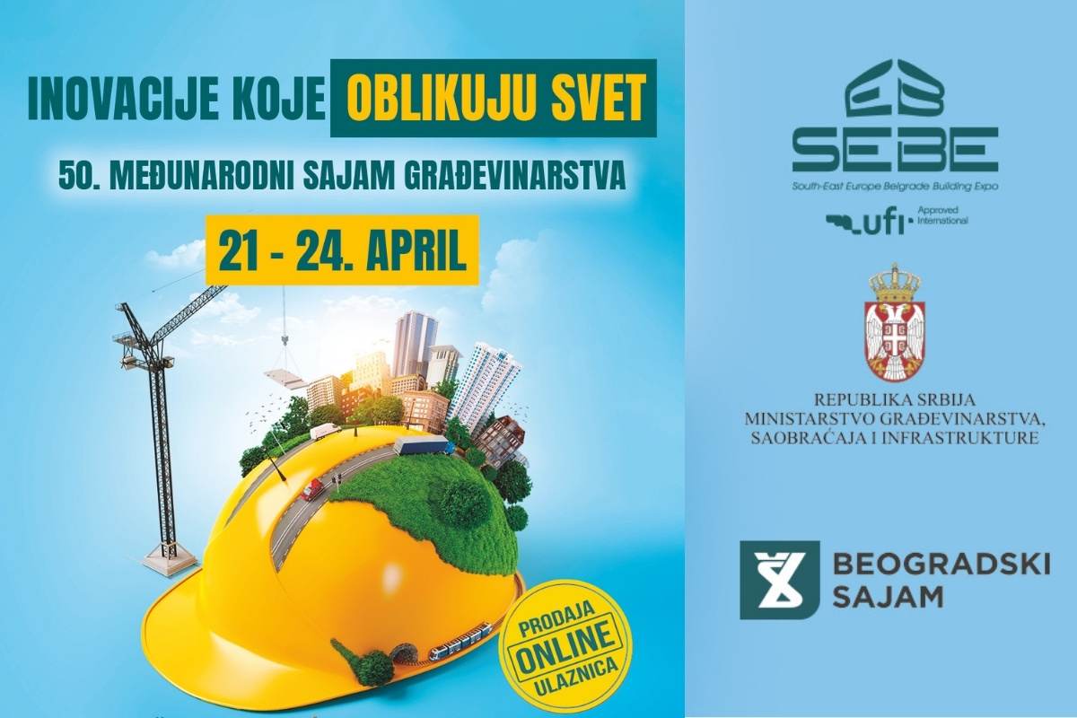 B2B prilike i investicioni trendovi na jubilarnom 50. međunarodnom sajmu građevinarstva u Beogradu.